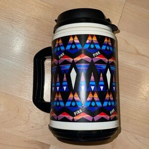 Victorias Secret PINK Aztec Chug Mug Hot/Cold Drink Vintage Limited Edition VS
